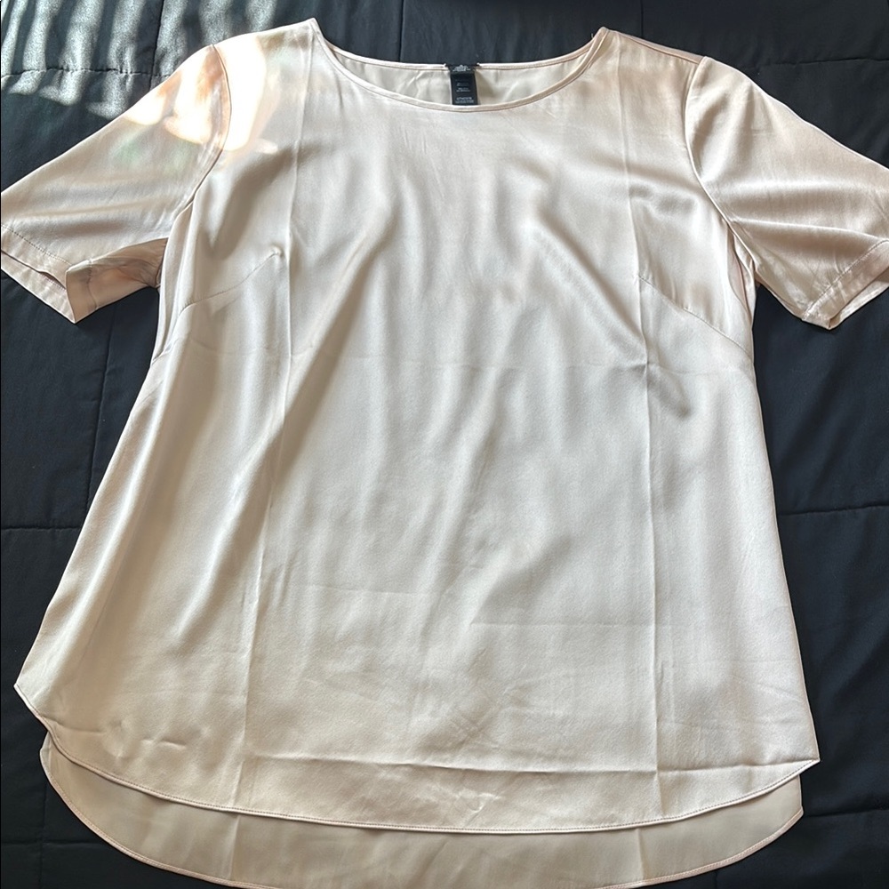 Chico’s silk Elegant Cream Women's Top size 2